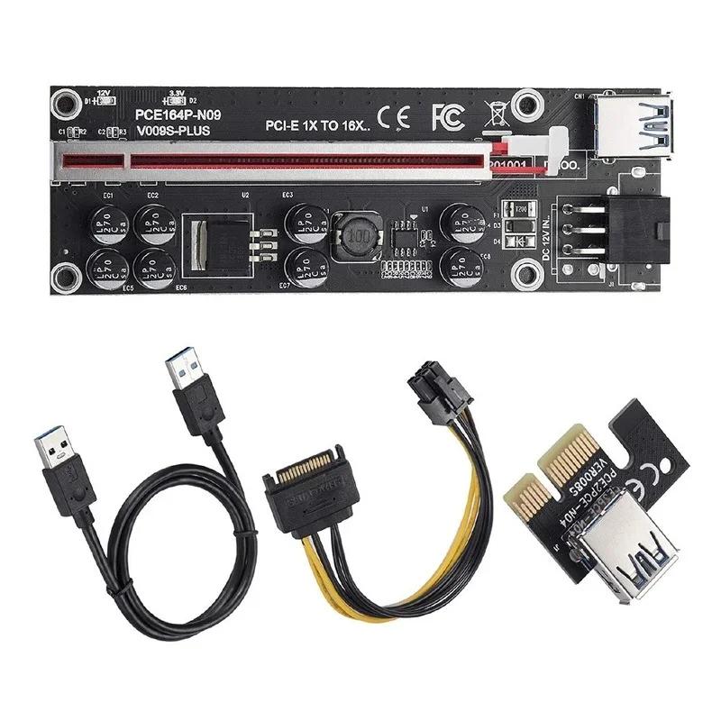 PCI-E   ī, SATA 15 -6  , VER009 USB 3.0, VER 009S Express 1X-16x Ȯ